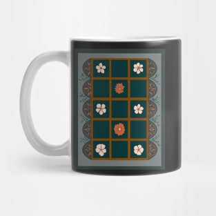 Mediterranean Flower pattern Mug